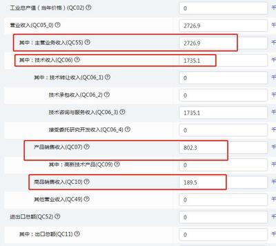 高新技術企業年報第三張表收入明細的財務數據來源解析